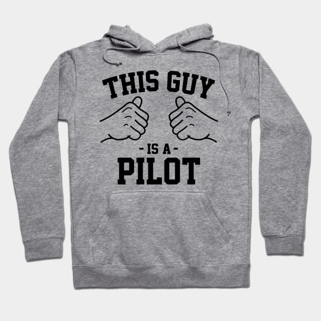 This guy is a pilot Hoodie by Lazarino